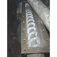 Dosing screw inox 1050 mm, Ø 110 mm